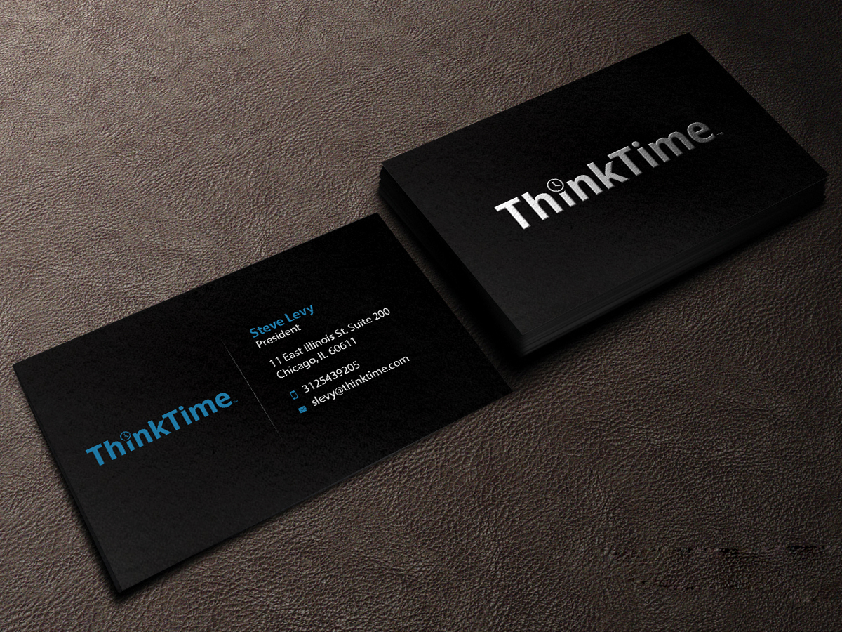Business Card Design by Creations Box 2015 for ThinkTime  | Design #10304002