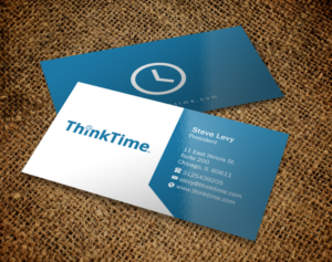 Business Card Design by Brand aid for ThinkTime  | Design #10312253