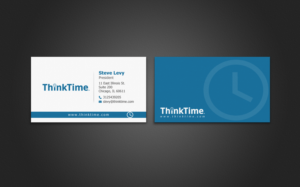 Business Card Design by chandrayaan.creative for ThinkTime  | Design: #10297589