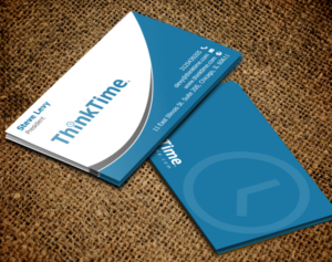 Business Card Design by chandrayaan.creative for ThinkTime  | Design: #10302161