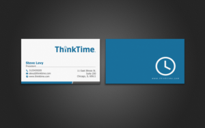 Business Card Design by chandrayaan.creative for ThinkTime  | Design: #10302168