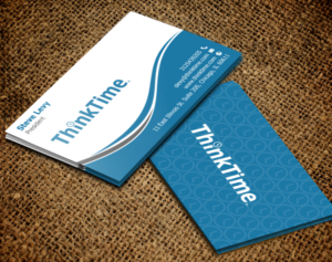 Business Card Design by chandrayaan.creative for ThinkTime  | Design: #10302173