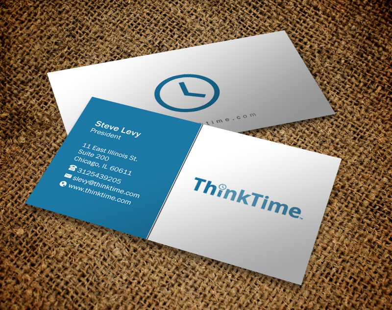 Business Card Design by chandrayaan.creative for ThinkTime  | Design #10302204