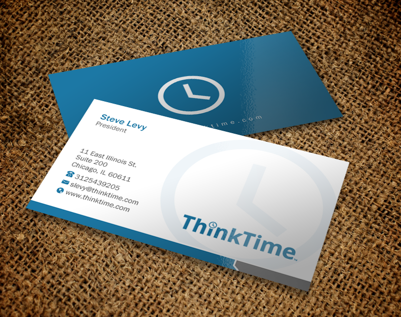 Business Card Design by chandrayaan.creative for ThinkTime  | Design #10302205