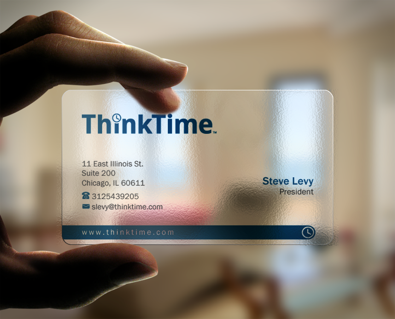 Business Card Design by chandrayaan.creative for ThinkTime  | Design #10302216