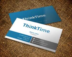 Business Card Design by chandrayaan.creative for ThinkTime  | Design: #10302217