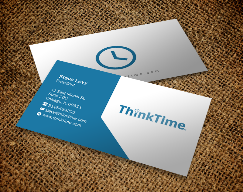 Business Card Design by chandrayaan.creative for ThinkTime  | Design #10302219