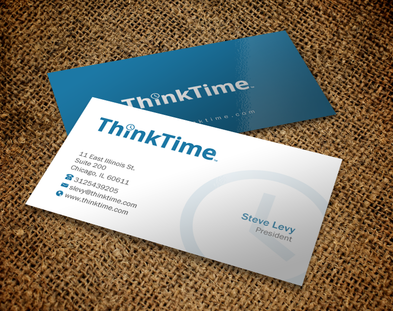 Business Card Design by chandrayaan.creative for ThinkTime  | Design #10302222