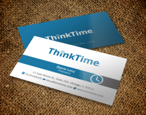 Business Card Design by chandrayaan.creative for ThinkTime  | Design: #10302224