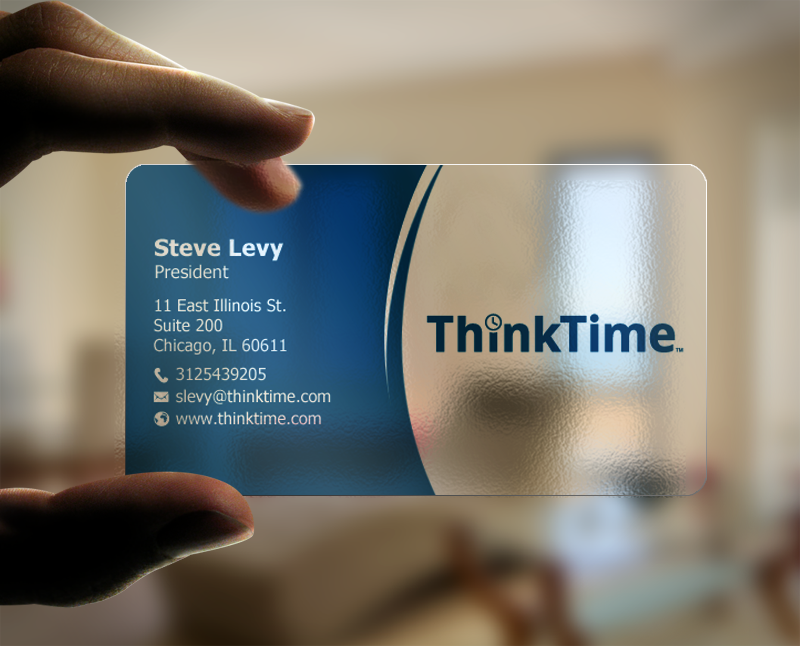 Visitenkarten-Design von chandrayaan.creative für ThinkTime  | Design #10312240