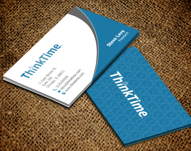 Business Card Design by chandrayaan.creative for ThinkTime  | Design #10312246