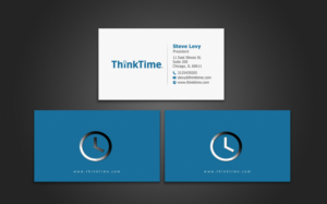 Business Card Design by chandrayaan.creative for ThinkTime  | Design: #10530396