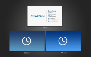 Business Card Design by chandrayaan.creative for ThinkTime  | Design: #10577691