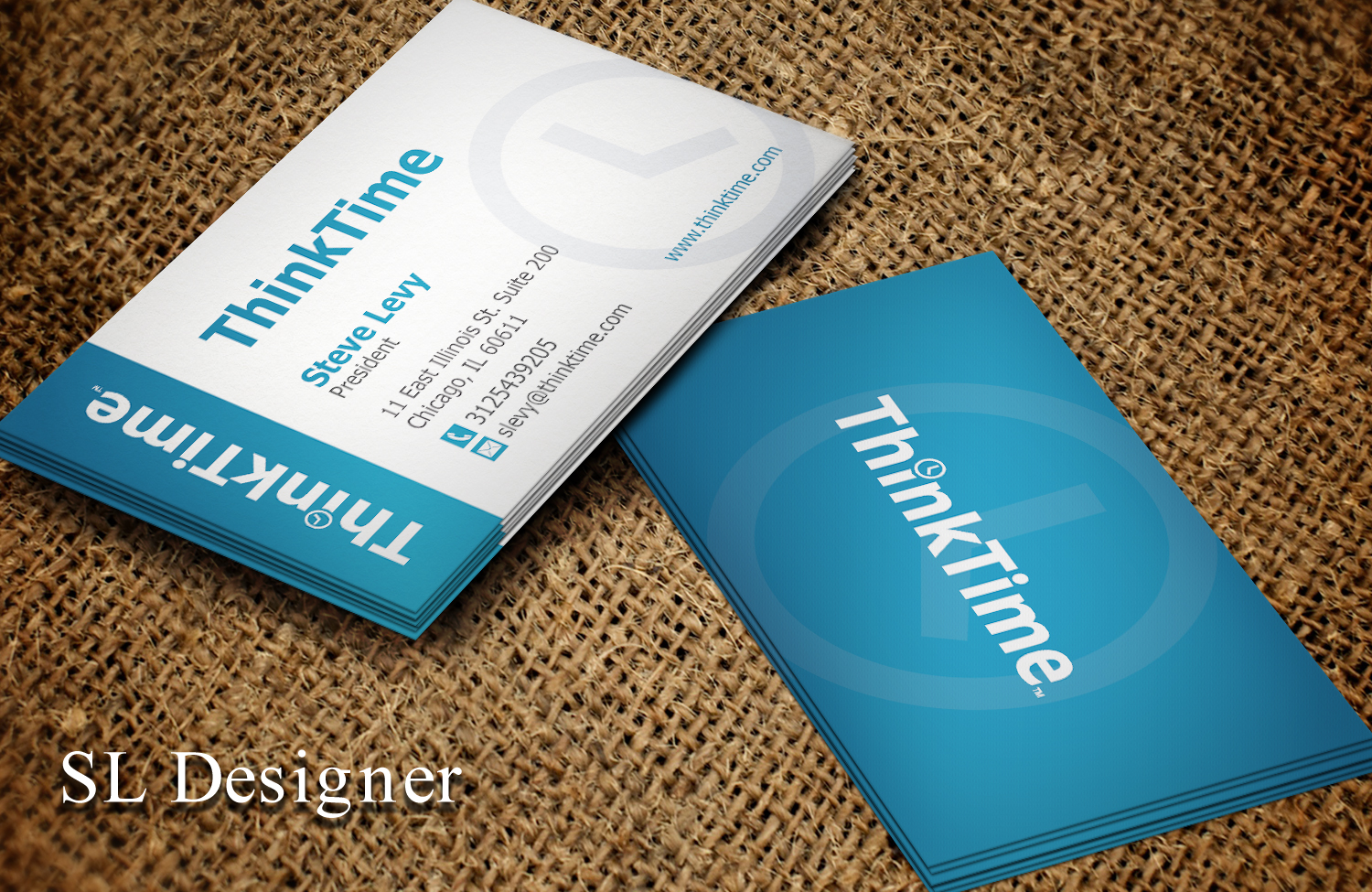 Business Card Design by SL Designer for ThinkTime  | Design #10295059