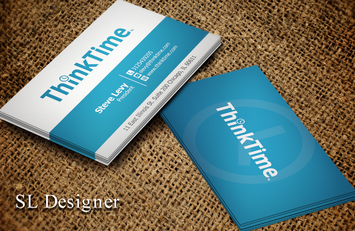 Business Card Design by SL Designer for ThinkTime  | Design #10295060