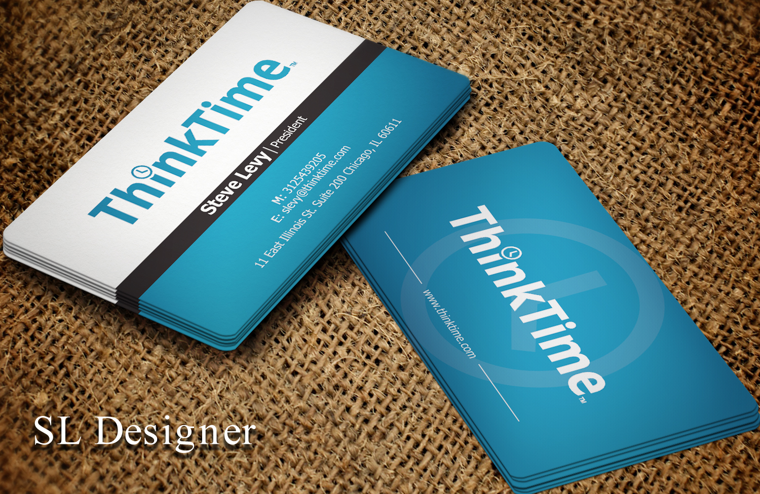 Business Card Design by SL Designer for ThinkTime  | Design #10295063