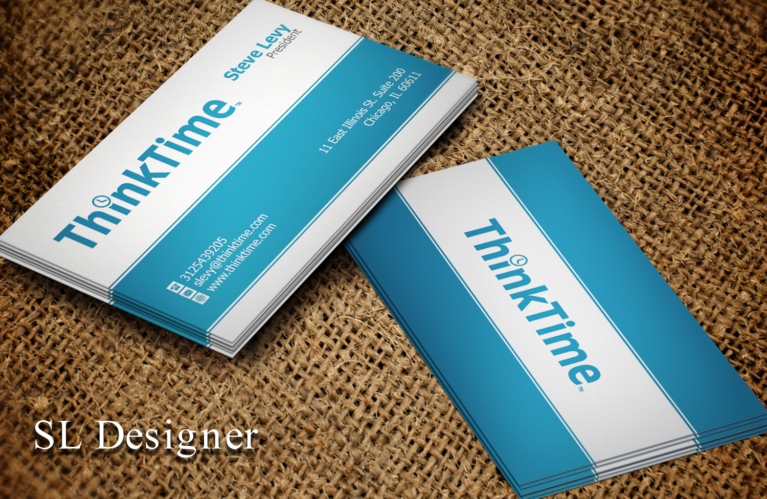 Business Card Design by SL Designer for ThinkTime  | Design #10295067