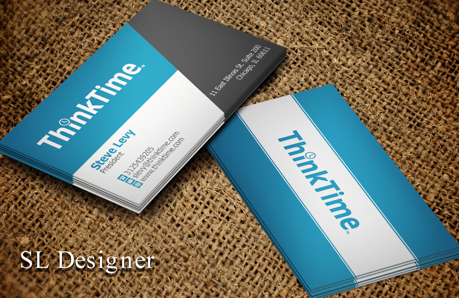 Business Card Design by SL Designer for ThinkTime  | Design #10295068