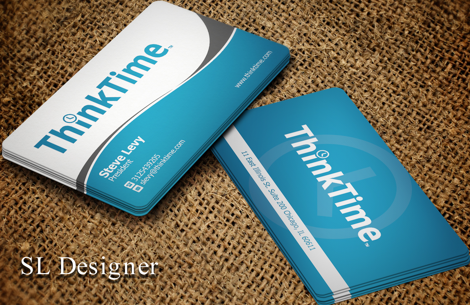 Visitenkarten-Design von SL Designer für ThinkTime  | Design #10295232