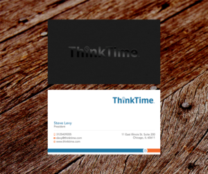 Business Card Design by SS_Designs for ThinkTime  | Design #10318023