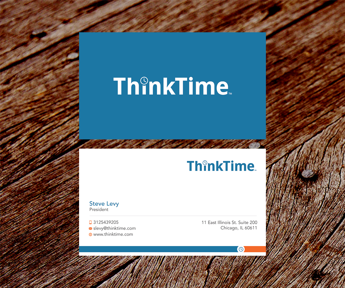 Business Card Design by SS_Designs for ThinkTime  | Design #10318025