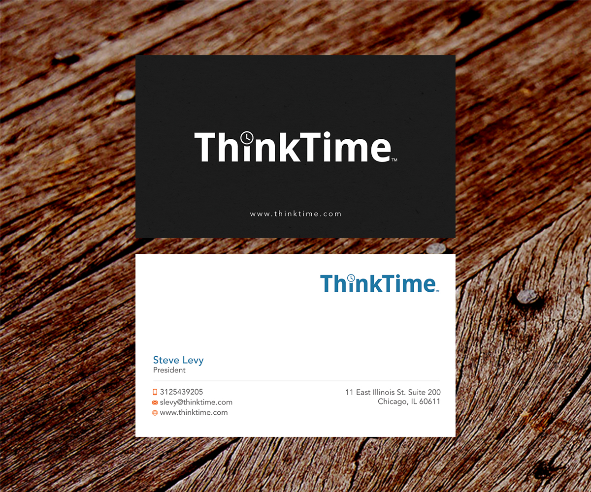 Business Card Design by SS_Designs for ThinkTime  | Design #10318026