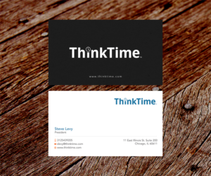 Business Card Design by SS_Designs for ThinkTime  | Design: #10318026