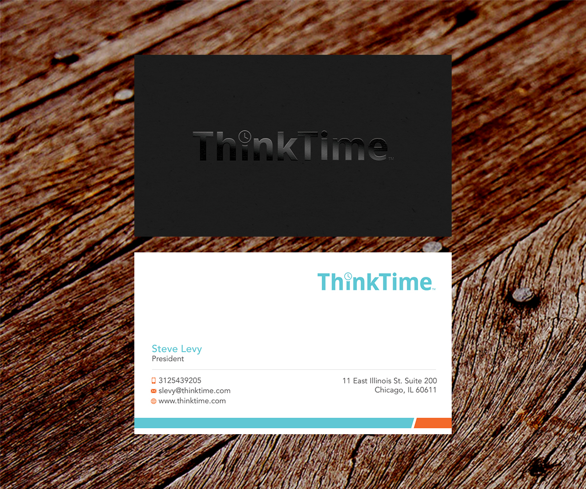 Business Card Design by SS_Designs for ThinkTime  | Design #10318059