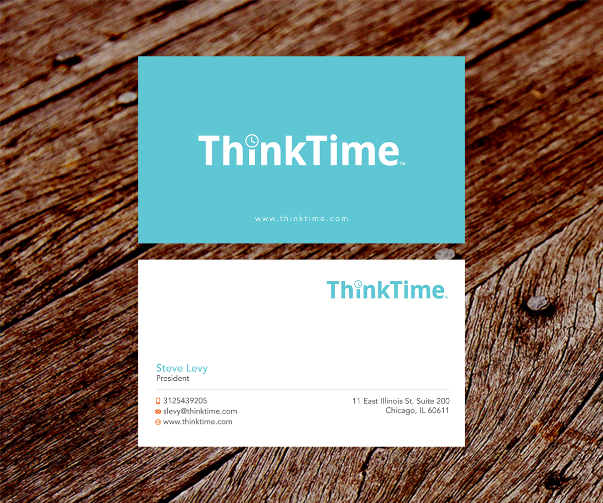 Business Card Design by SS_Designs for ThinkTime  | Design #10318060