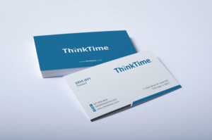 Business Card Design by logodentity for ThinkTime  | Design: #10300383