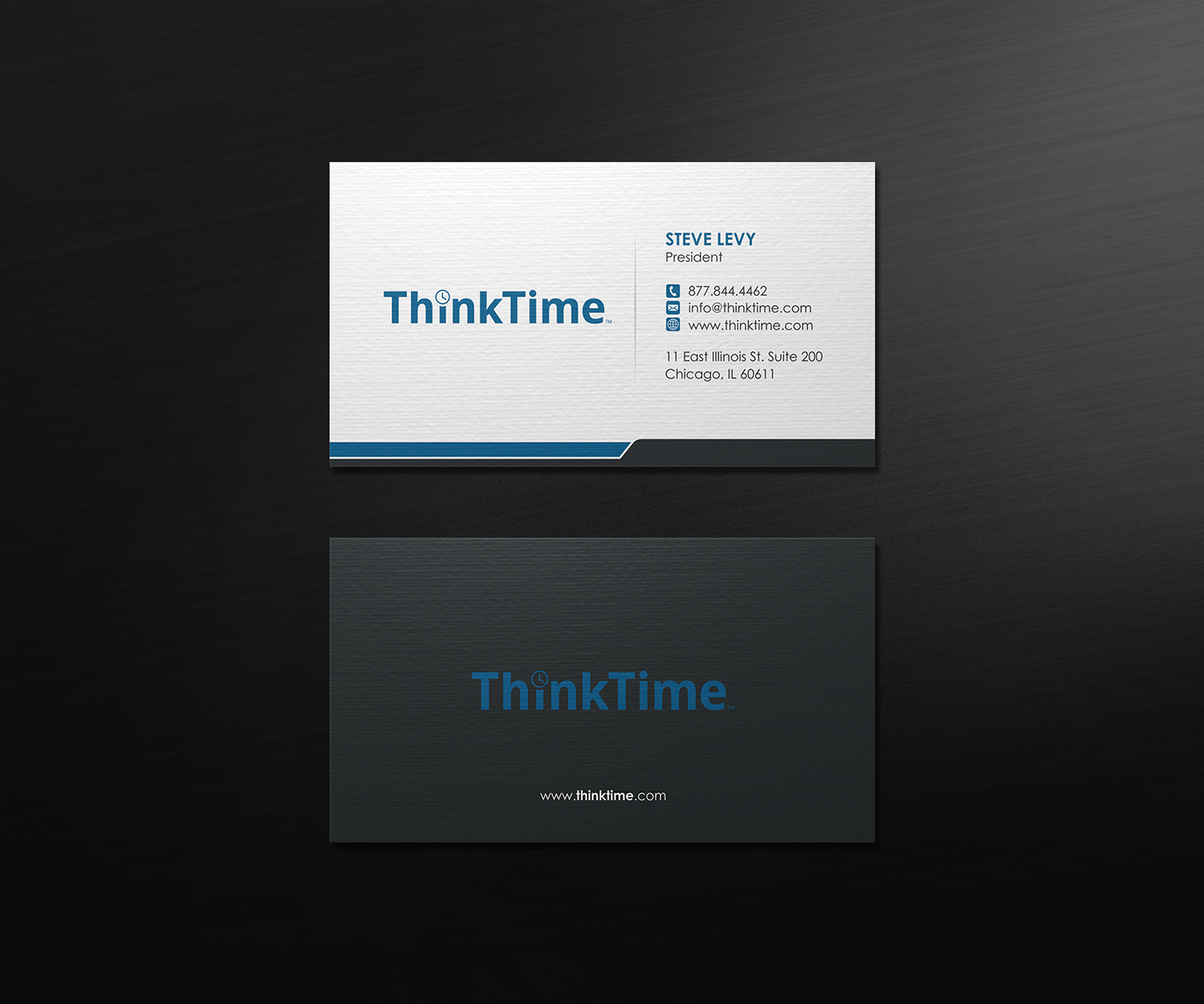Business Card Design by logodentity for ThinkTime  | Design #10300791
