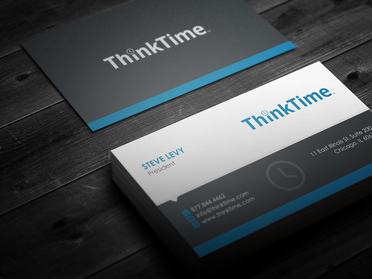 Visitenkarten-Design von logodentity für ThinkTime  | Design #10301394