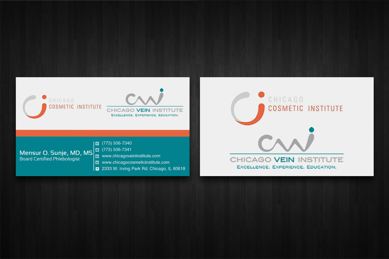 Business Card Design by Lanka Ama for Chicago Vein Institute | Design #10302648