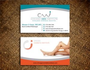 Business Card Design by Lanka Ama for Chicago Vein Institute | Design: #10302653