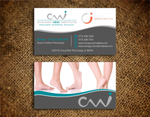 Business Card Design by Lanka Ama for Chicago Vein Institute | Design: #10302677