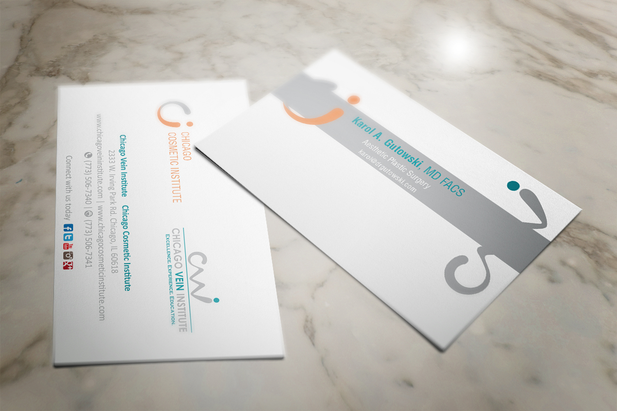 Business Card Design by Grafactory for Chicago Vein Institute | Design #10354754