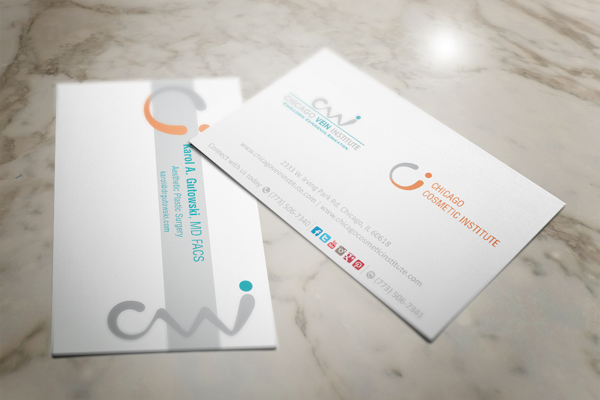 Business Card Design by Grafactory for Chicago Vein Institute | Design #10370048