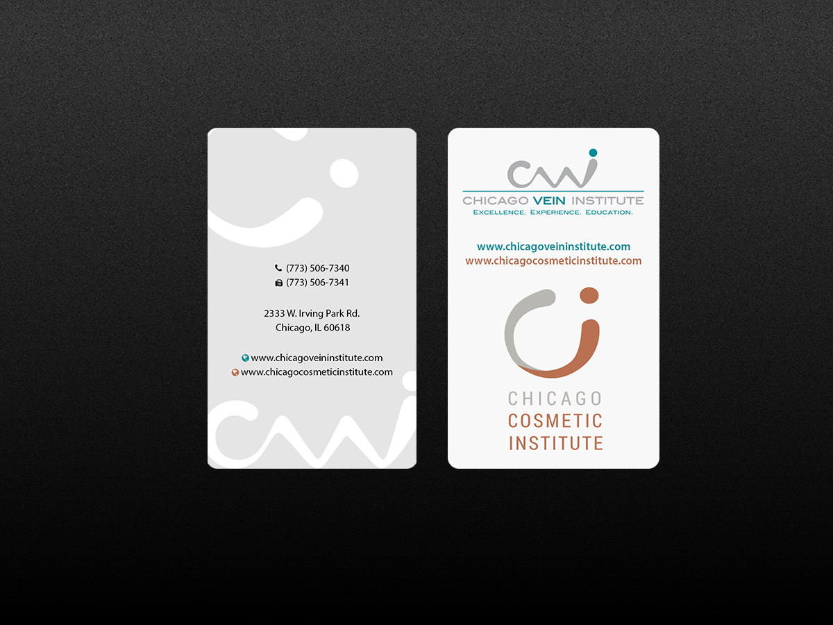 Diseño de Tarjeta de Presentación por Creations Box 2015 para Chicago Vein Institute | Diseño #10304320