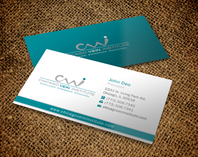 Business Card Design by Brand aid for Chicago Vein Institute | Design #10298997