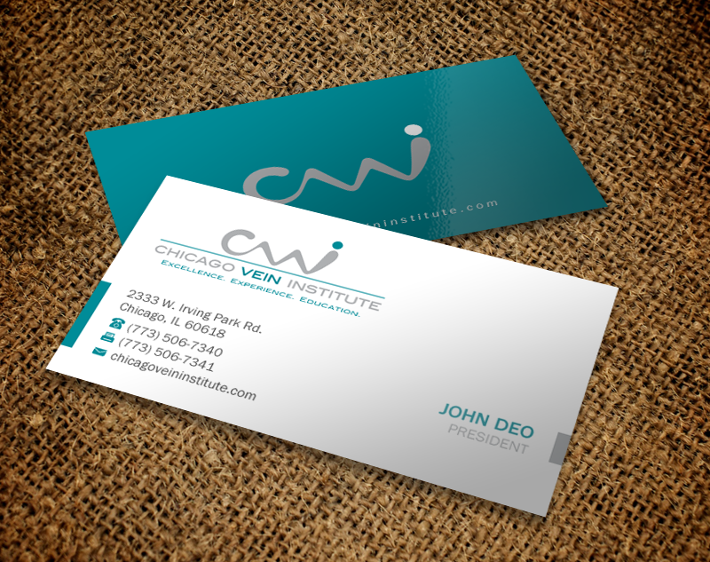 Business Card Design by Brand aid for Chicago Vein Institute | Design #10298999