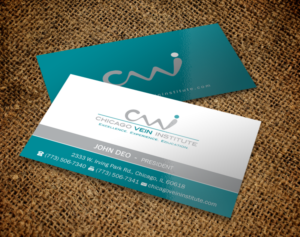 Business Card Design by Brand aid for Chicago Vein Institute | Design: #10299003