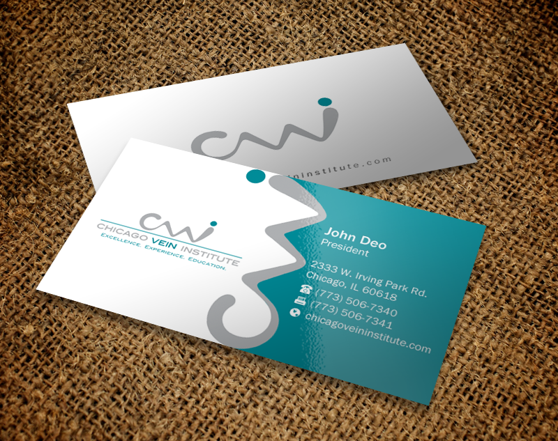 Business Card Design by Brand aid for Chicago Vein Institute | Design #10299007