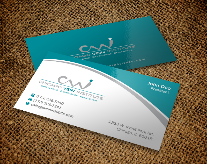 Business Card Design by Brand aid for Chicago Vein Institute | Design #10299010