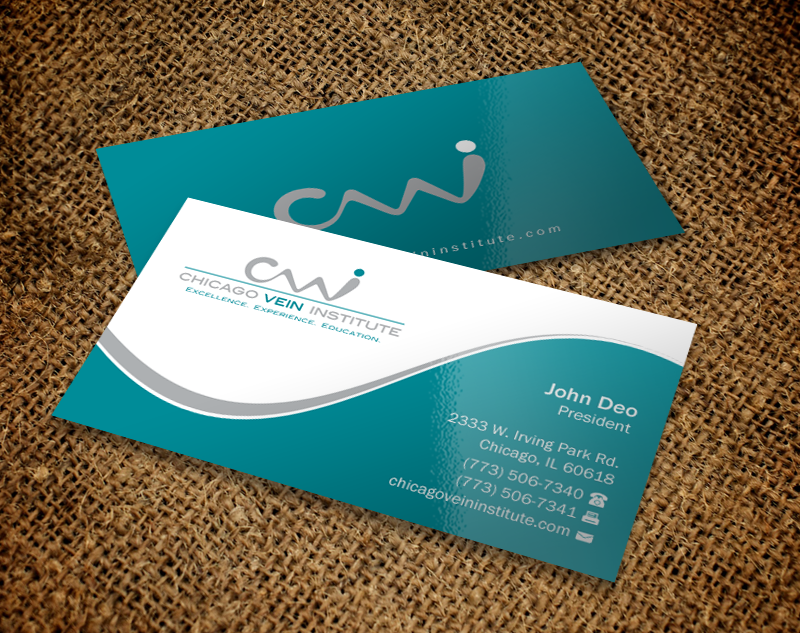 Business Card Design by Brand aid for Chicago Vein Institute | Design #10312303