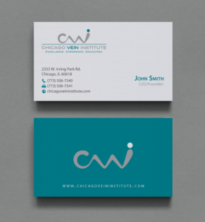 Business Card Design by chandrayaan.creative for Chicago Vein Institute | Design: #10309987
