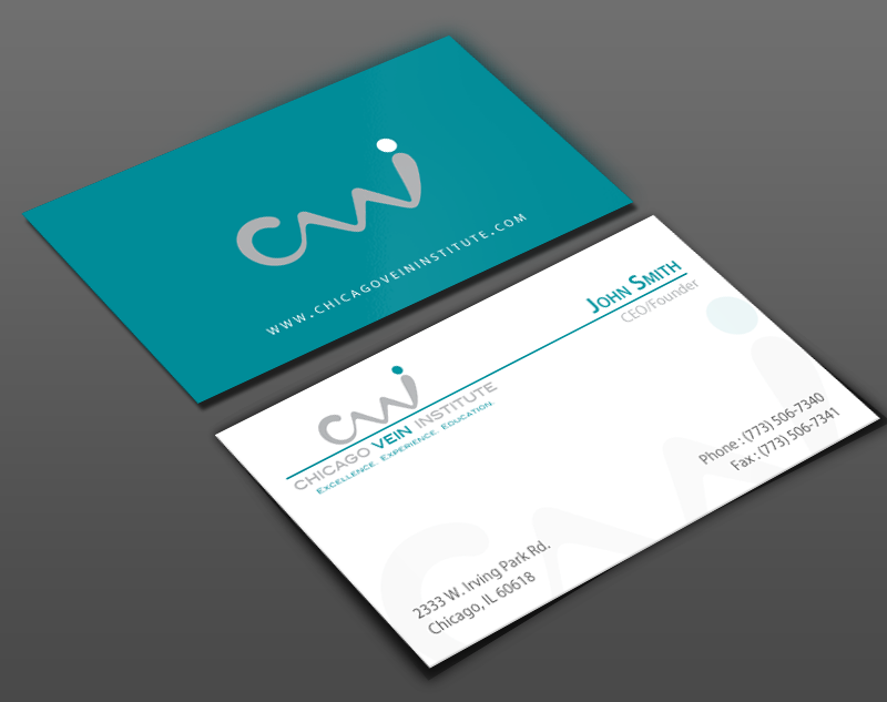 Business Card Design by chandrayaan.creative for Chicago Vein Institute | Design #10309989