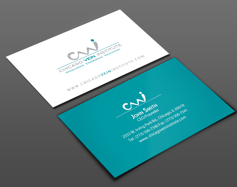 Business Card Design by chandrayaan.creative for Chicago Vein Institute | Design #10309992
