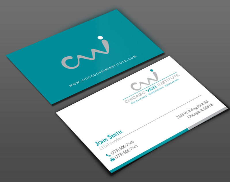 Business Card Design by chandrayaan.creative for Chicago Vein Institute | Design #10309993