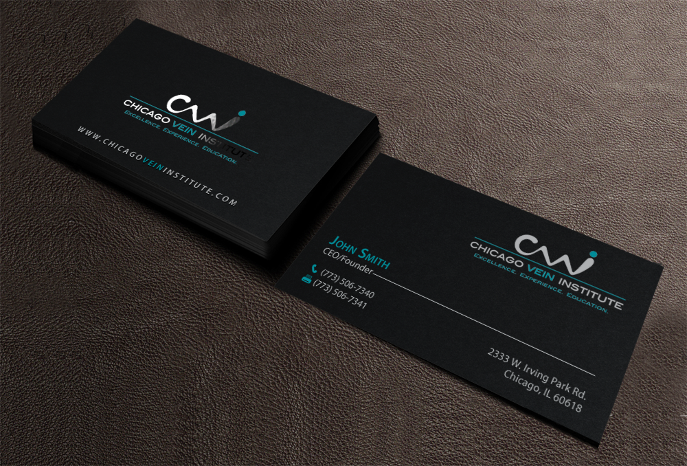 Business Card Design by chandrayaan.creative for Chicago Vein Institute | Design #10309997