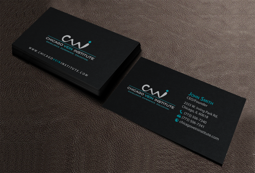 Business Card Design by chandrayaan.creative for Chicago Vein Institute | Design #10310002